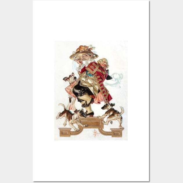 Thanksgiving Turkey, Joseph Christian Leyendecker Wall Art by immortalpeaches